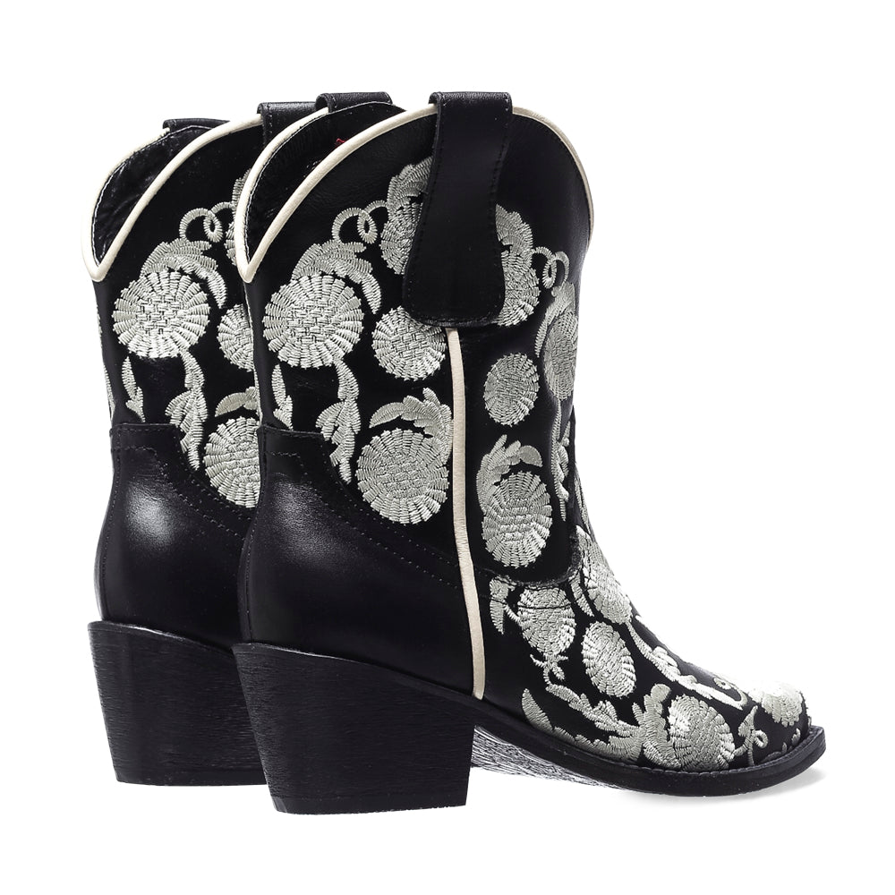 BOTA TEXANA FLORES