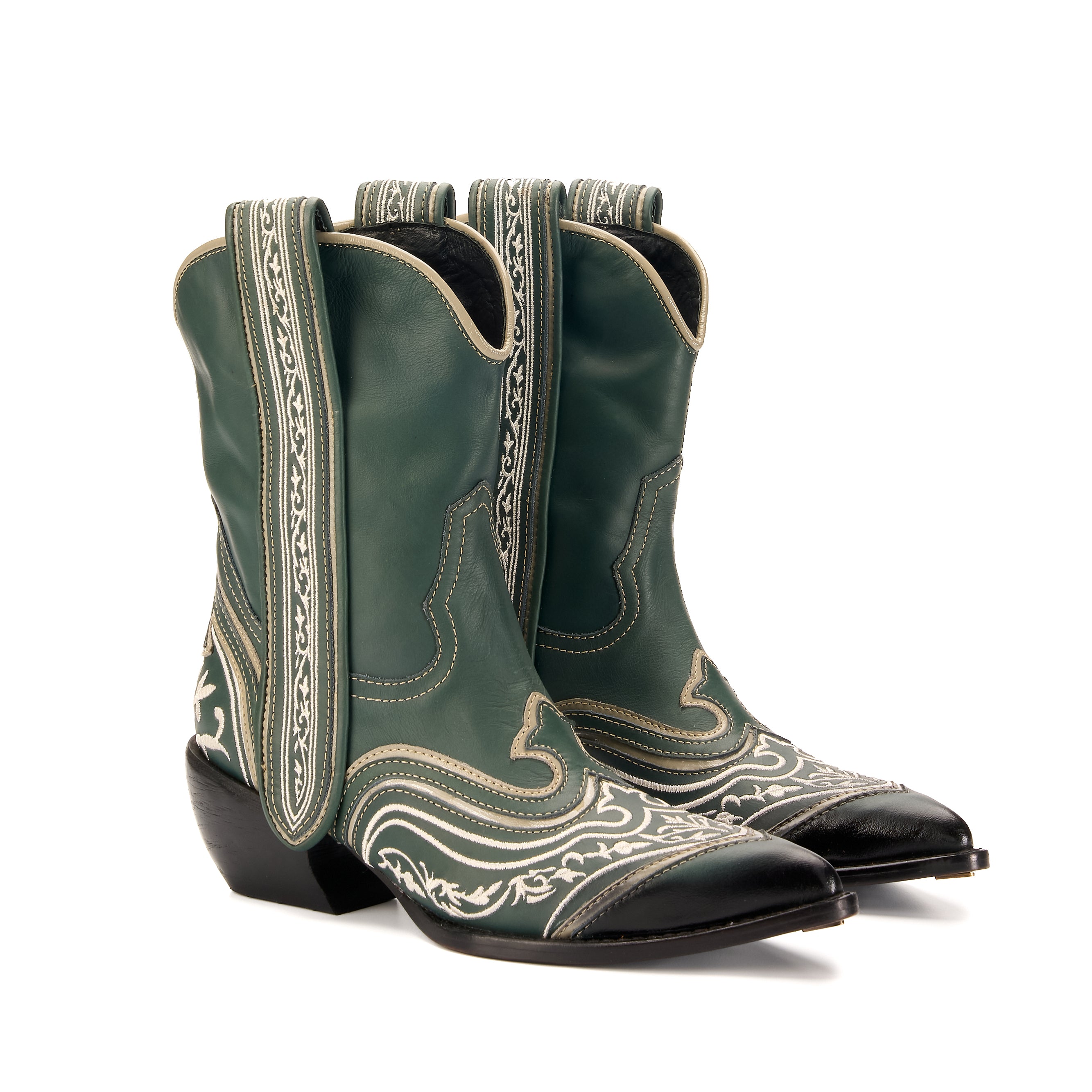 BOTA TEXANA GÓNGORA VERDE