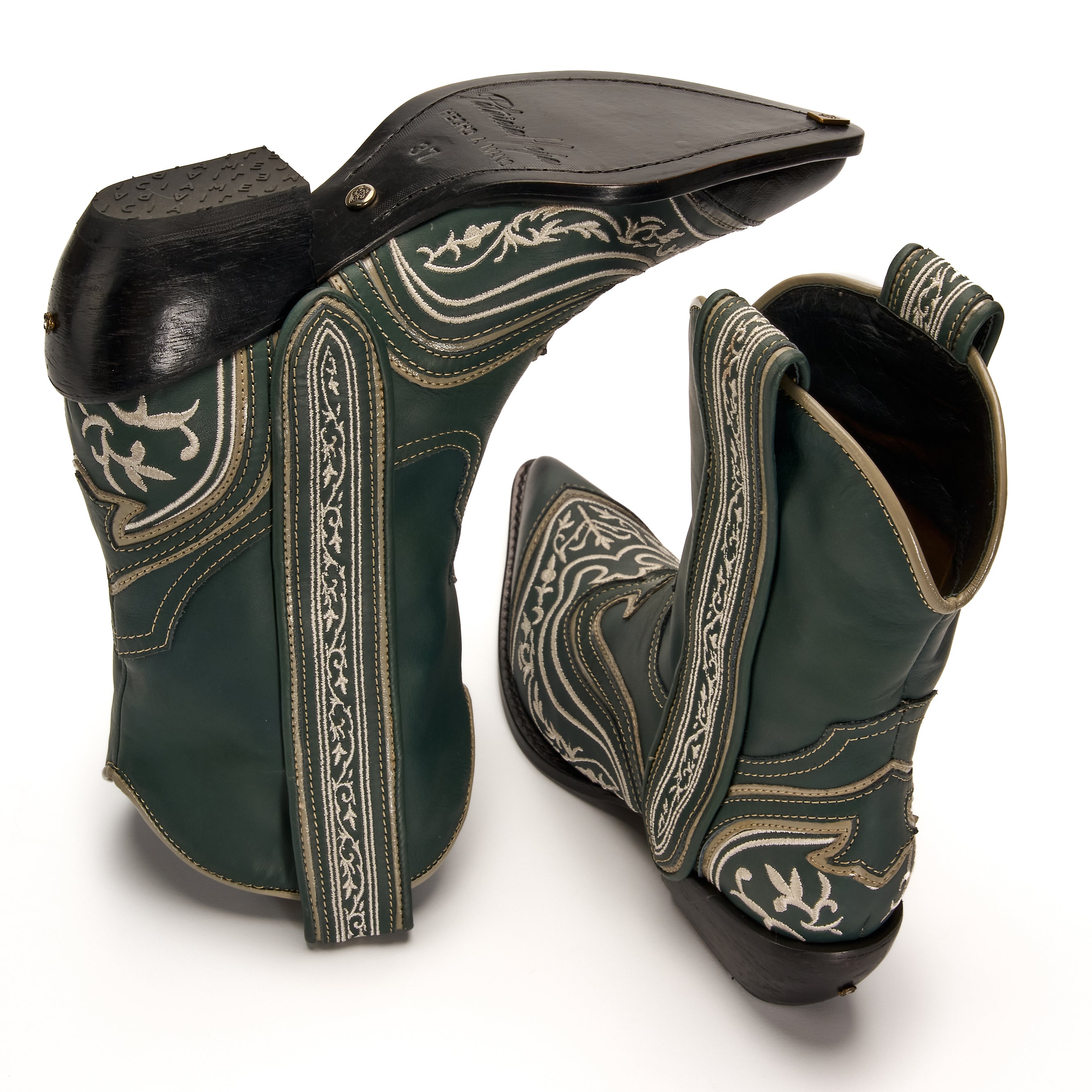BOTA TEXANA GÓNGORA VERDE