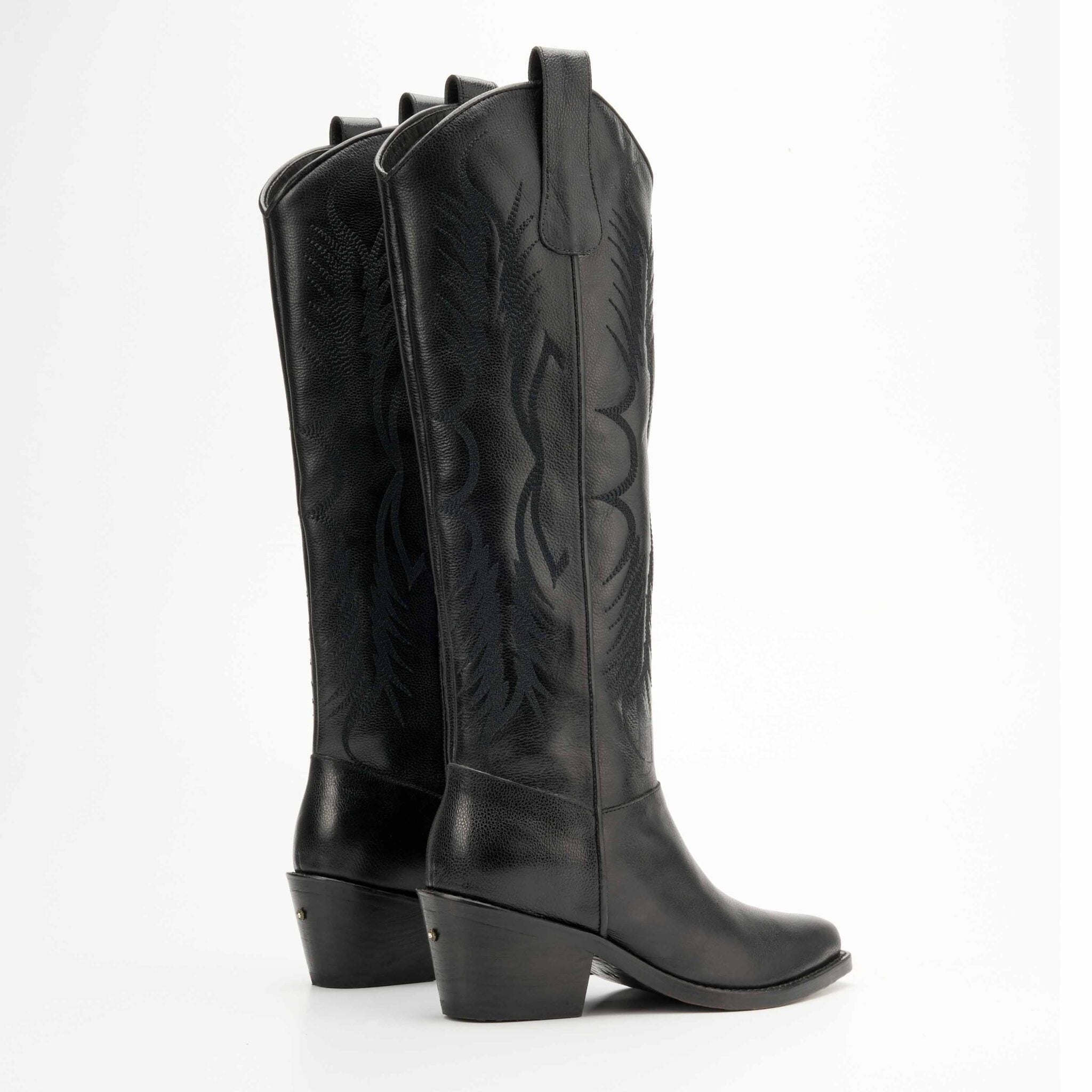 BOTA TEXANA EXTRALARGA NEGRA