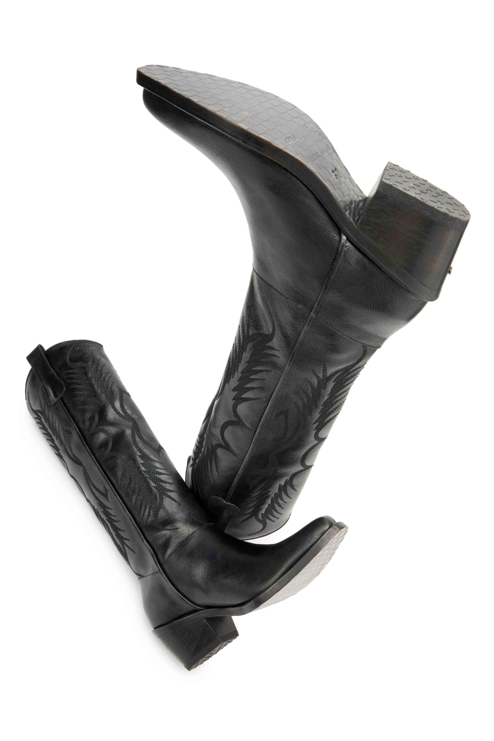 BOTA TEXANA EXTRALARGA NEGRA