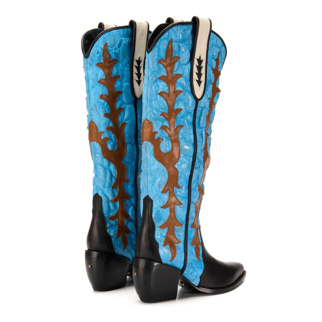 BOTA TEXANA CORALES